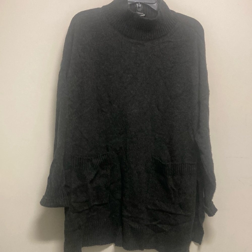 Ann Taylor Charcoal Turtleneck Sweater